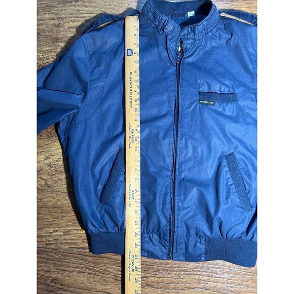 Members Only 1980s Windbreaker in Navy Blue size 42 - Picture 8 of 11